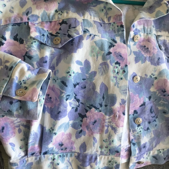 FASTLANE Retro Floral print jacket - Picture 5 of 6